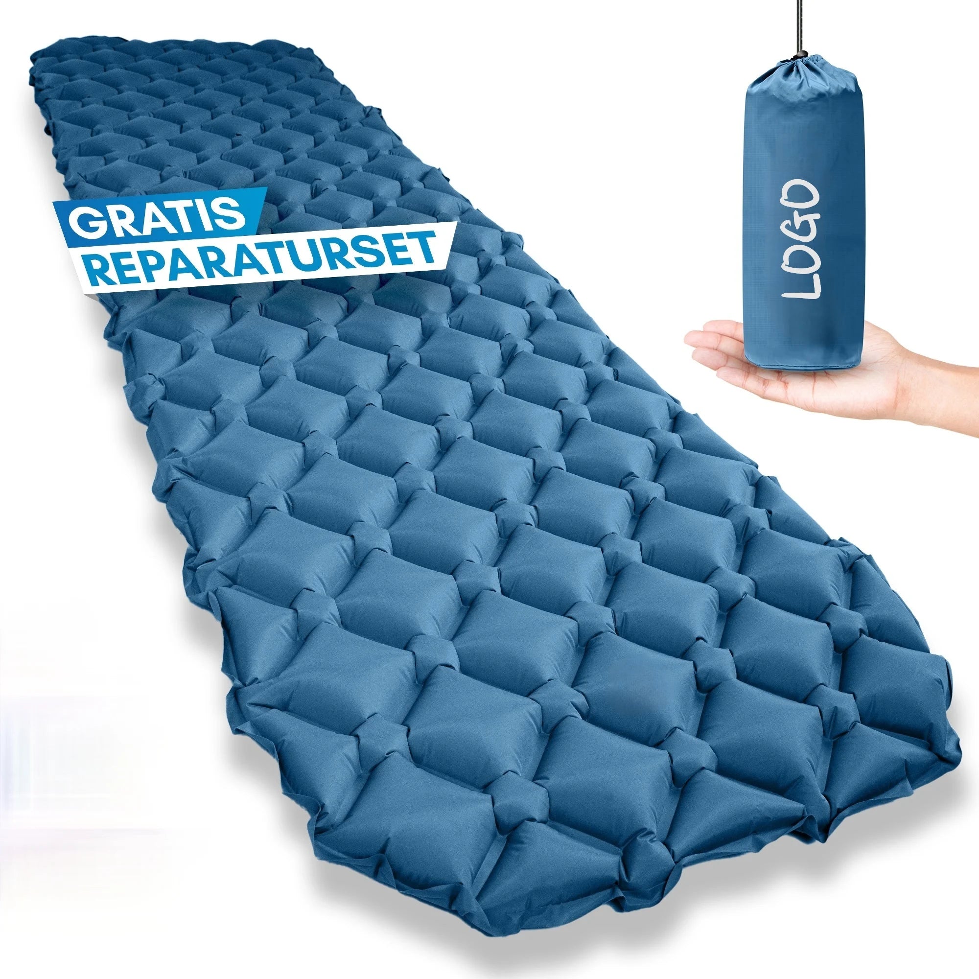 Outdoor Inflatable Sleeping Mat Is Waterproof and Moisture-Proof Compact and Portable Suitable for Camping and Mountaineering