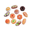 Hot Sale Doll House Toy Play Elf Props Diy Accessories Artificial Bread Resin Cabochons