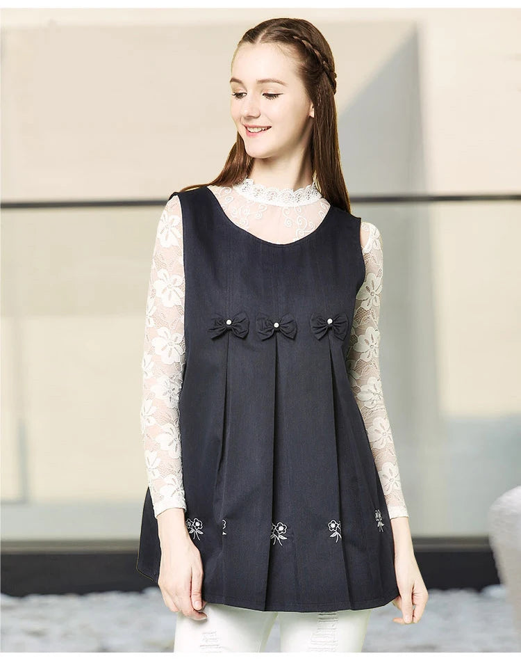 Butterfly Maternity Skirt Radiation Protection Metal Fiber Radiation Protection Dress