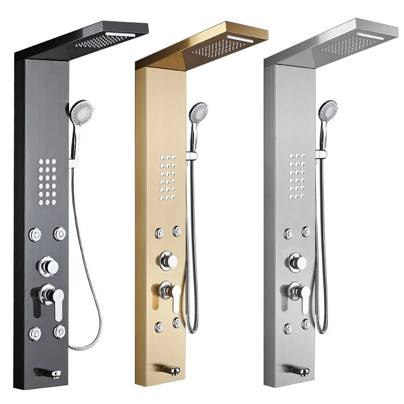Wholesales New Product Smart Bathroom Accessories Luxury Set Shower Panel System