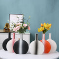 R42 Home Decor Luxury Accessories Nordic Modern Rustic Modern Decorative Wholesale Ceramic Vases With Artificial Plants