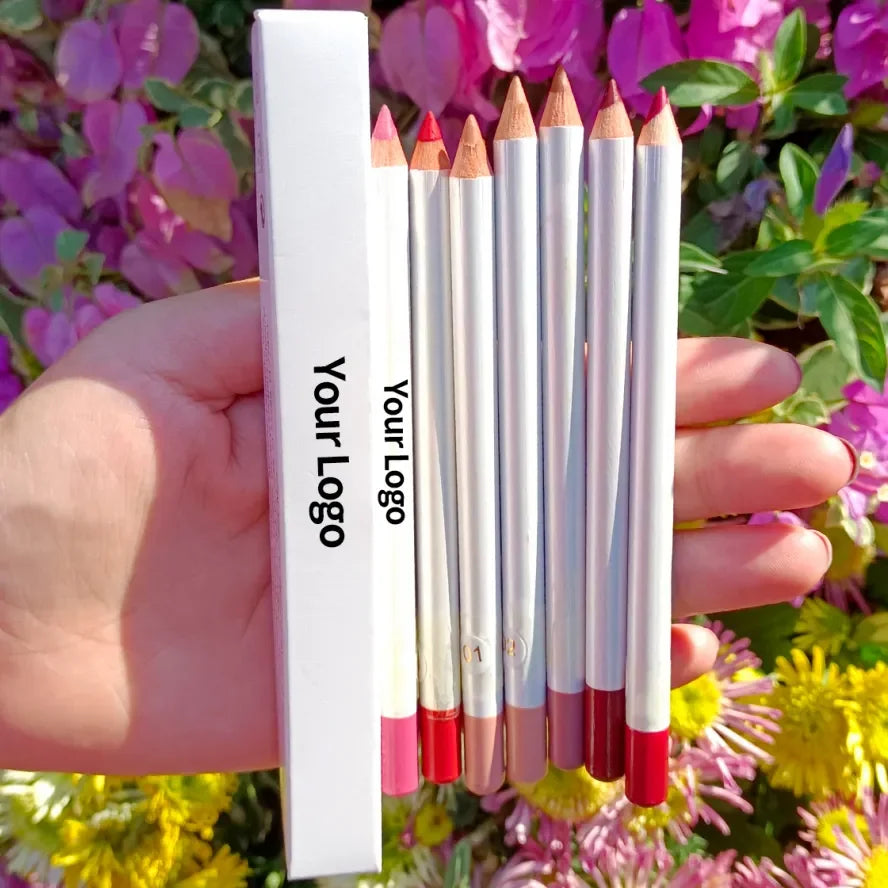 Lip Liner Vendor Vegan Custom Logo White Lip Liner Pencils