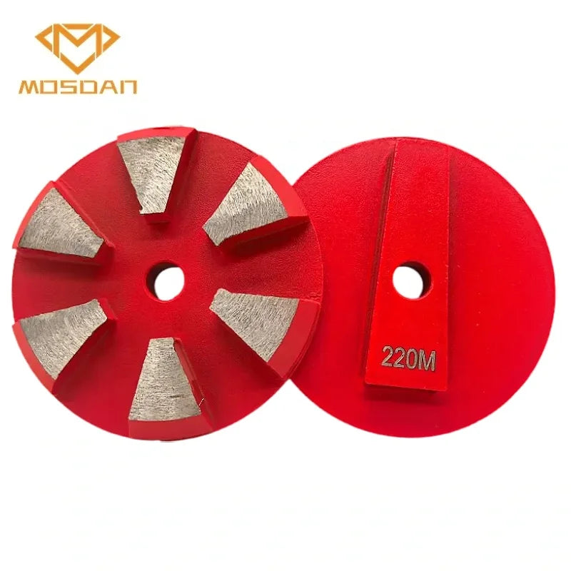 Speed Shift 6 Segment Diamond Grinding Plate for Terrco Machine