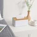Household Napkin Box Acrylic Tissue Box Holder with Cover Rectangular Facial Tissue Dispenser Case Tissue Box Cover