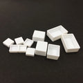 0.5 ML Blank Pot Square Shape White Color Transparent ColorWatercolor Pan to Fill Pigment