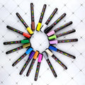 18 Colors Xylene Free Graffiti Kids Stone Ceramic Glass Paint Officeworks 3mm  Acrylic Marker on Wood