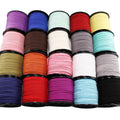 100 Yards Leather Suede Braided Cord Korean Velvet Leather for Handmade Beading Bracelet for Jewelry Making Supplies