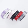 Screen Print Custom Gift Wrapping Ribbon With Logo Printed Logo Ribbon for Gift Packaging