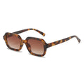 Trendy Unisex Sun Glasses 2024 Small Frame Square Plastic UV400 Sunglasses with Pink Shade for Women