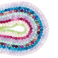 Faceted Colorful Jade Beads Pink Blue Purple Jade Stone Loose Beads Strands for DIY Jewelry Making 6mm 8mm 10mm