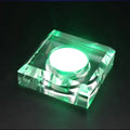 Honor of Crystal 3d Custom Rechargeable Glowing Lamp Holder Led Light Lamp Base for Gift