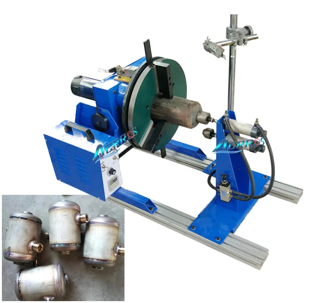 30KG 50KG Automatic Lift Horizontal Revolving Rotary Welding Turntable With Torch Holder