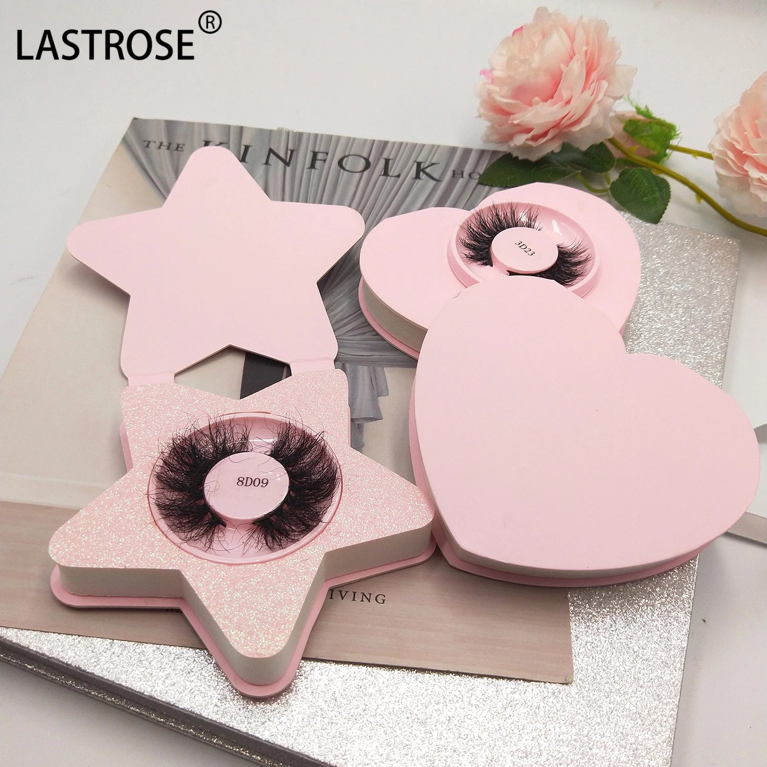Wholesale Star-shaped Lashbox Packaging  OEM Eyelash Packaging 3d Mink Eyelash Packaging Box Vendor