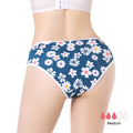 Shanhao Print Menstrual Panties Teens Organic Cotton Bragas Menstruales Biodegradable Bamboo Period Panties for Women
