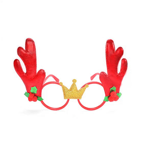 Promotional Festival Kids Frame Eyeglasses Heart-Decorated Christmas Glasses for New Year Parties Party Decorations