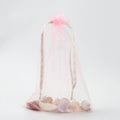 Hot Sale Pink Wedding Favor Organza Pouch Custom Logo Organza Gift Bag Drawstring Luxury Cosmetic Organza Bag