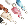 25MM*1.5M Adjustable Laptop Crossbody Bag Shoulder Strap with Metal Hooks Multi-color Detachable Camera Bag Shoulder Straps