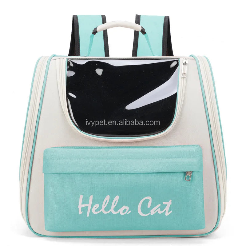 Customized Large Pet Carrier Backpack Waterproof and Portable Adjustable  Airline Approved for Cats Dogs
