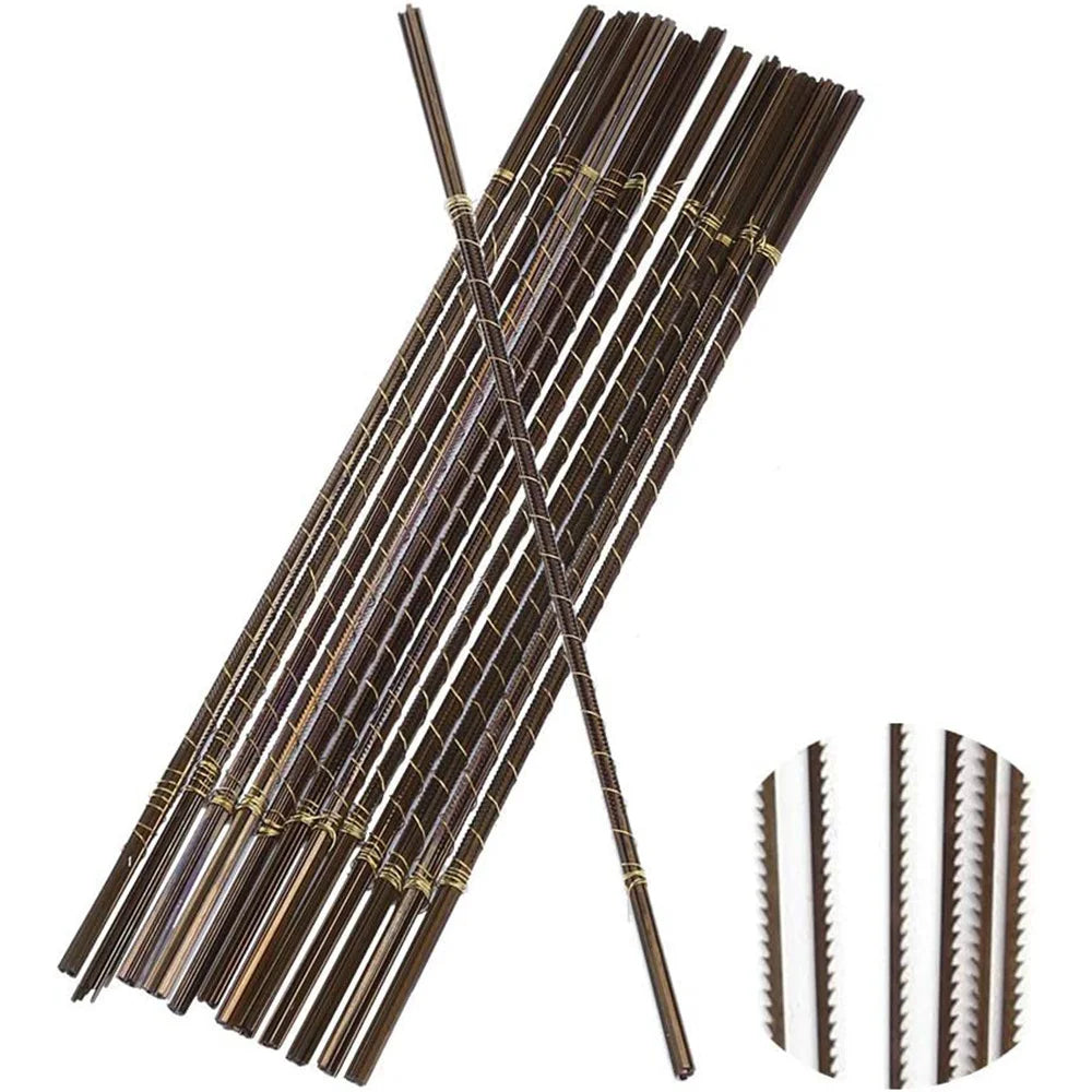 144pcs High Carbon Steel Saw Blades With Teeth Are Used to Make Jewelry Wood Metal Plastic Cutting 130mm Saw Blades for Jewelry