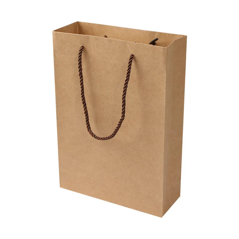 Custom Color Size Print Gift Kraft Paper Bags for Packaging Shopping