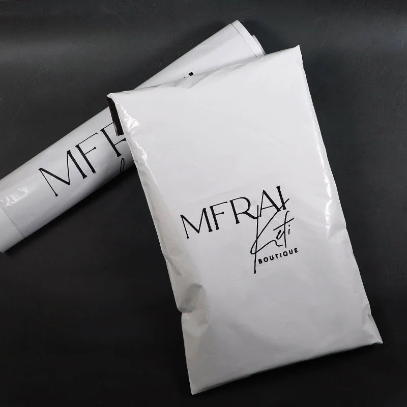 Postage Clothing Packaging Polymailer Shipping Envelopes Custom Poly Mailing Bags Biodegradable Compostable Plastic 100 Pieces