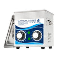 Mini 2L Ultrasonic Cleaning Machine 40 kHz Electric Timing Heating for Household Use for Car Outdoor Print Head Spark Plugs