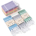 SHENGPENG Luxury Hand Woven Cotton Quick-Dry Geometric Pattern Kitchen Towels Wholesale Machine Washable Dishcloths Sustainable
