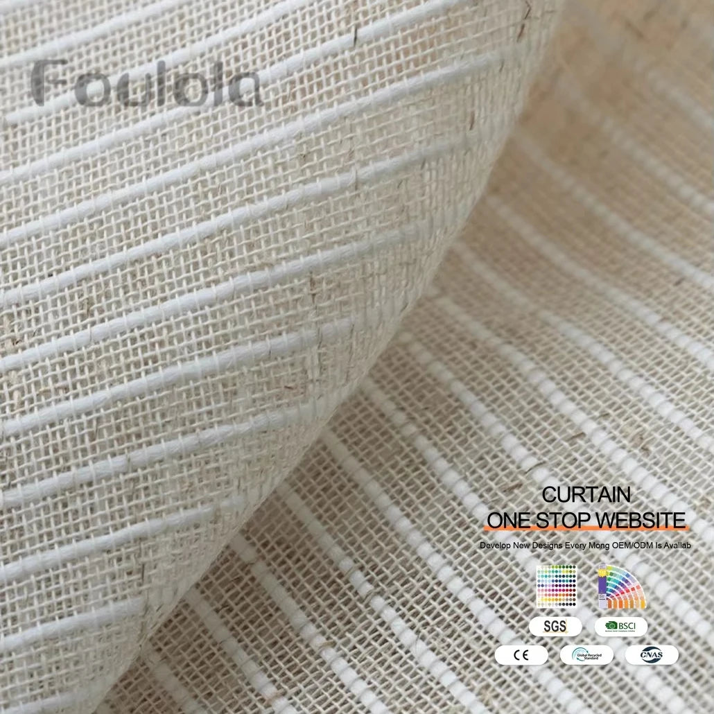Factory Hot Selling Semi Sheer Curtain for Living Room