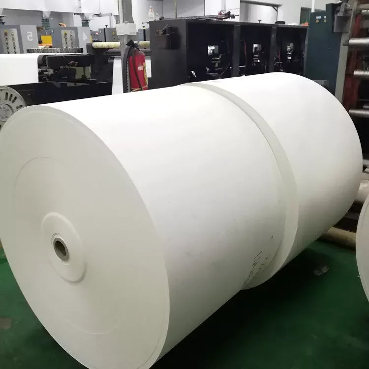 350gsm PE Single Side Coated Greaseproof Paper Roll for Coffee Beverage Cups 100% Virgin Wood Pulp Specialty Flexo Printing