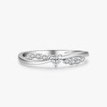 Ailmay 925 Sterling Silver Elegant Sparkling Cubic Zirconia Heart Finger Ring for Women Wedding Engagement Jewelry Gift
