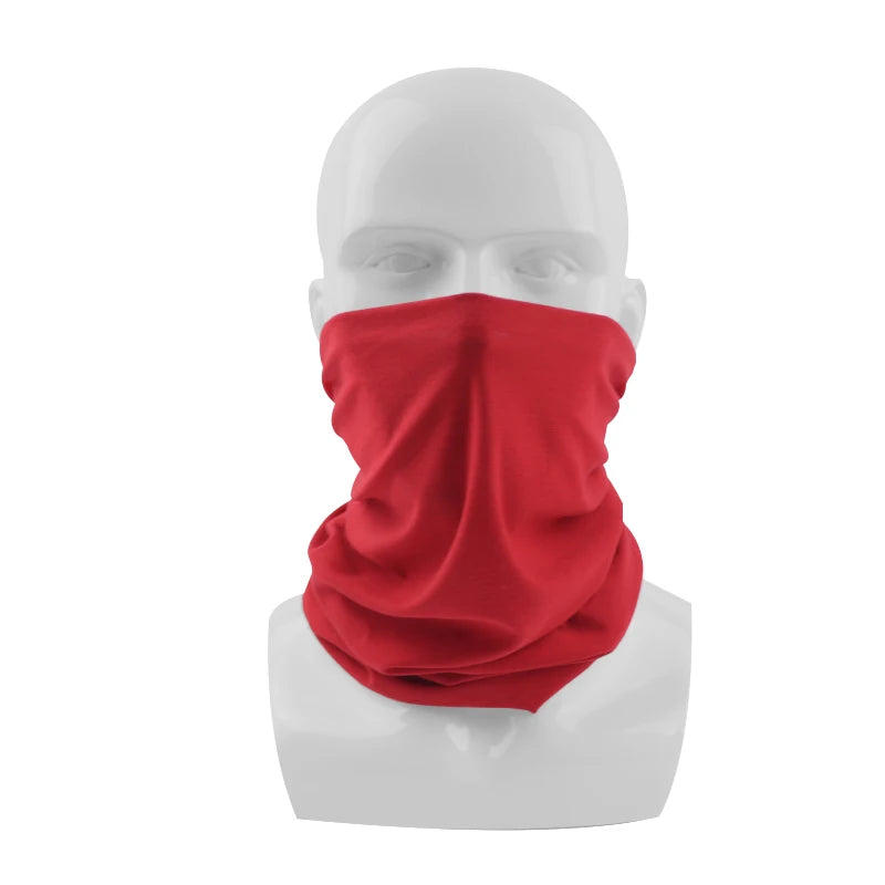 Wholesale Custom Design Bandana Breathable Flexibility Solid Color Bandana for Outdoor