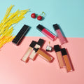 Custom Low Moq Unique Lip Gloss Tubes Own Label with Mirror Wholesale Vegan Lipgloss Private Label with Black Packing