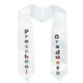 60 Inches Modern Eco-friendly Logo Printing Sublimation Kids Graduation Stole for Preschool Student Grad Gifts