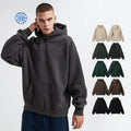OEM Custom Polar Fleece Hoodies Unisex Blank Sweatshirt Men's Cotton Oversized No Strings Hoodie