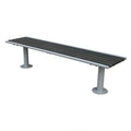 Cheap Outdoor Furniture Public Park Street Wpc Wood Backless Bench Seating Outside Garden Yard Patio Rustic Seat Benches