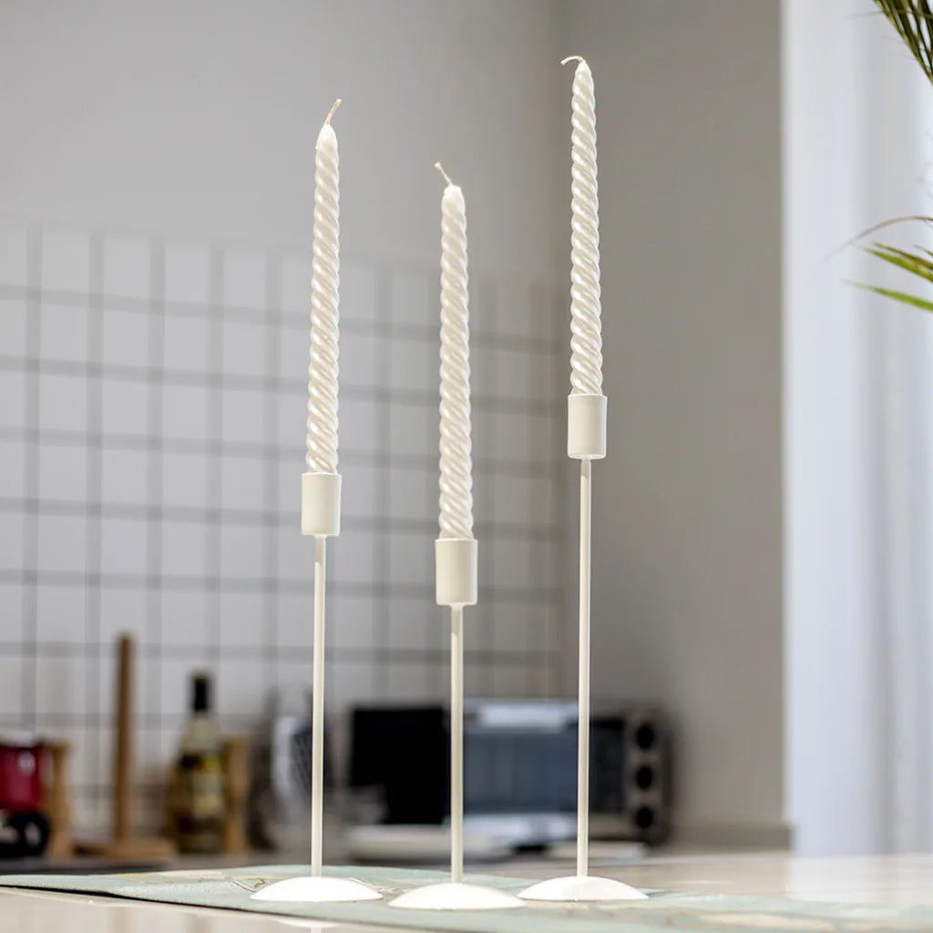 Hot Sale Gray Base Iron ZHUODI Brand Candle Holder Handmade Wedding Valentine's Day Decoration Factory Wholesale for Home Use