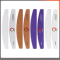 Factory Wholesale 100/180 Colorful High End Nail File Remove Gel Polish Washable Half Moon File Manicure Tool