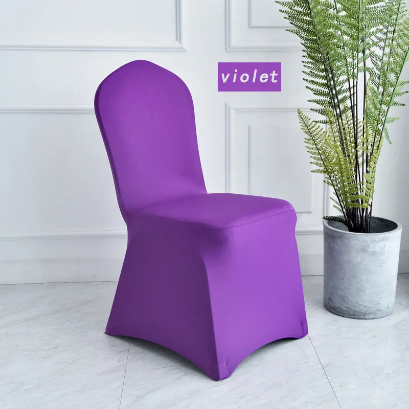 Christmas Dining Wedding Restaurant Banquet Party Events Decoration Spandex Stretch Elasticated Durable Washable Universal Chair