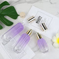 Rose Pink Frosted Toner Spray Bottle 50ml Glass Serum Cream Jar 30g 120ml Cosmetic Glass Bottle Set  Lotion Pump Bottle Glass