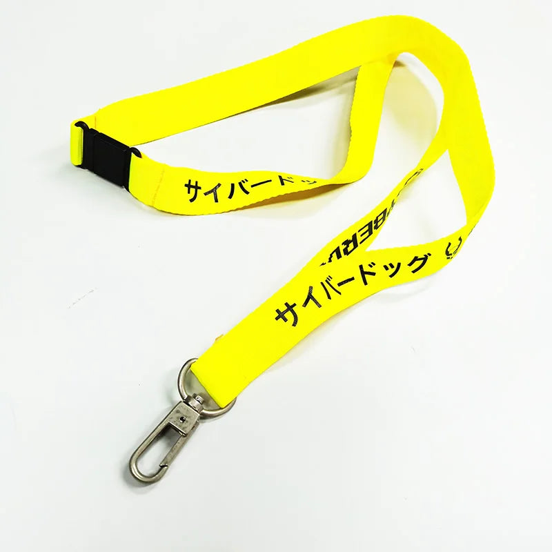Custom Breakaway Sublimation Keychain Lanyards Polyester with Logo Offset Printing