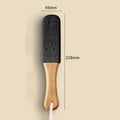 Eco-friendly Wooden Handle Double Side Pedicure Foot File Callus Remover Tool