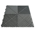 Anti-Slip Interlocking PP Garage Floor Tiles 400*400*18mm for Indoor Workshops Outdoor Car Wash 3D Model Design Graphic Solution