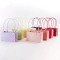 Valentine's Day Small Flower Bouquet Tote Bag Waterproof Florist Packaging Flower Art Premium Gift Paper Box