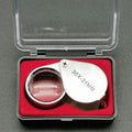 Wholesale Mini 30x21mm Jewelers Loupes Jewelry Magnifiers Magnifying Glass Ingenious Portable Loupe Silver Magnifier