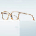 Jiuling Eyewear Fashion Korean Style Shades Insert Cp Legs Eye Glasses Women Men square Anti Blue Ray Glasses Frame Eyeglass