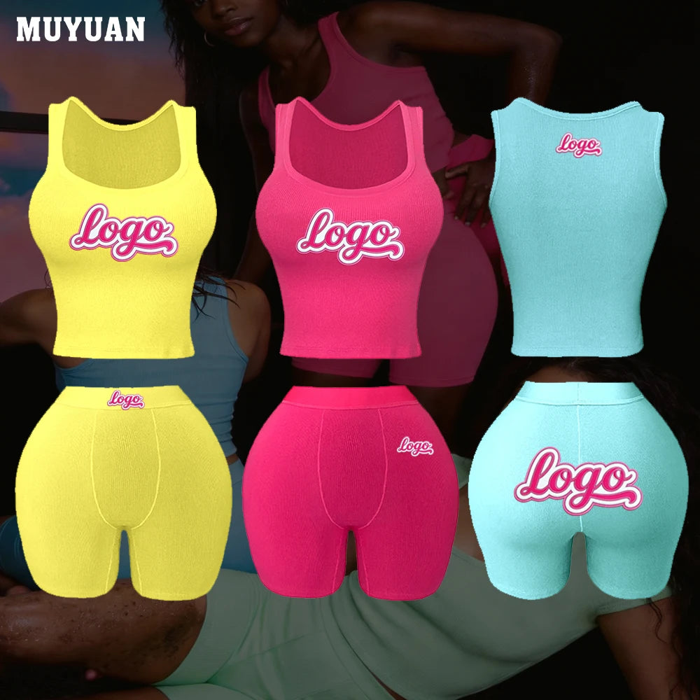 Women's Luxury Summer Solid Ribbed Knitting Tank Top Cotton Spandex Breathable Certified for Customizable Sexy Knee Loungewear