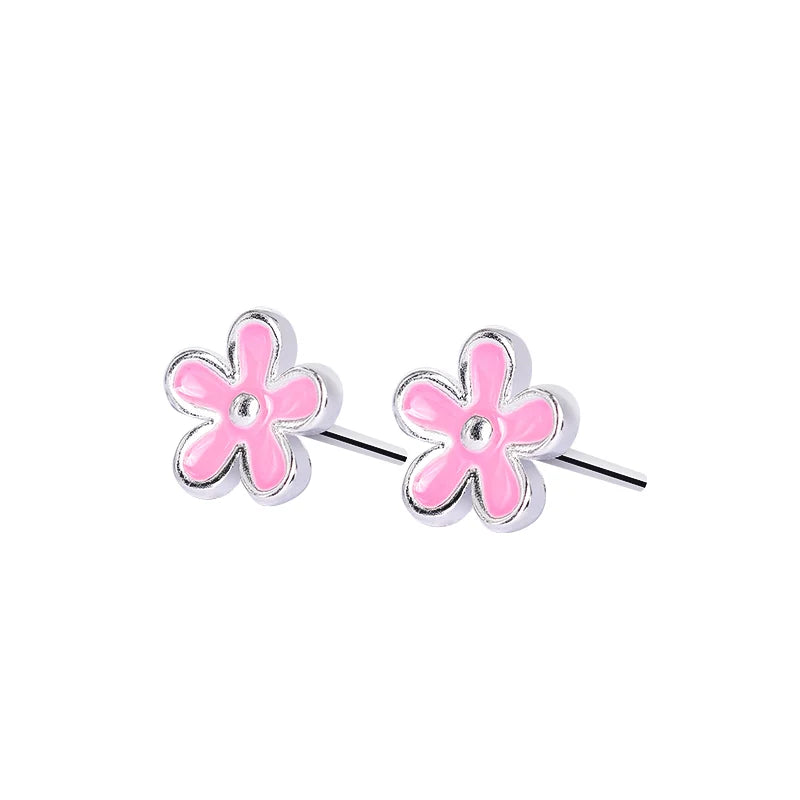 REETI 2025 Collection Trendy 925 Sterling Silver Flower Stud Earrings Statement Jewelry for Women's Engagement Wedding Party