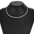 New Arrival 1/2/3/4/5/6 Rows Square Crystal Necklace Super Shiny Women Jewelry Set for Bride Engagement Wedding Stage Show