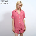 FUNG 6058 Factory Designer 2 Pieces Soft Cozy Modal Pyjamas Custom Bulk Pajama for Women Set