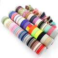 Webbing Bracelet Blank Wrist Band Can Be Embroidered Tassel Hand-woven Wrap Bracelets  DIY Bracelet 300 Colors Mixed